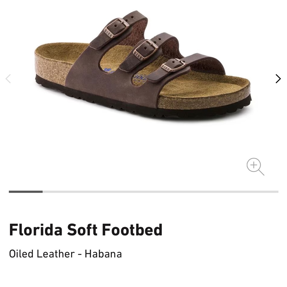 Birkenstock Habana Leather Soft Footbed Sandals